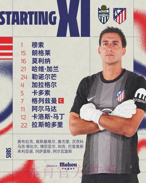 国王杯马竞3-2巴利阿里晋级，格列兹曼双响，穆索扑点